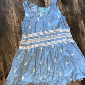 Smocked deer dress